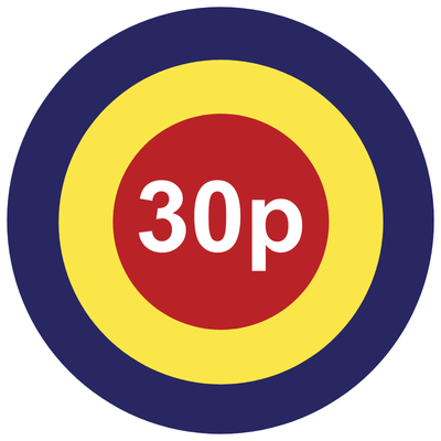 Donate 30p logo